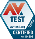 AV Test Certified