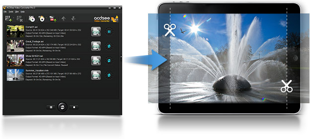 ACDSee Video Converter 3 Cutting to Devices
