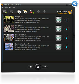 ACDSee Video Converter 3 multiple videos