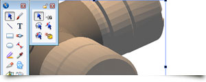 Canvas 14 viewing a 3D object