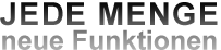 Jede Menge neue Funktionen