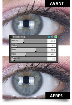 Améliorer la netteté dans ACDSee Pro 6