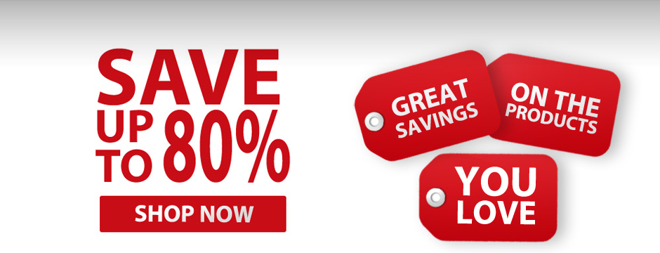 Save up to 80%