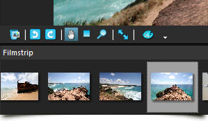 fen&ecirc;tre de bande de film dans ACDSee Pro 5