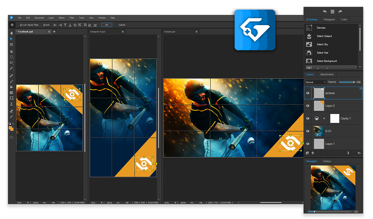 Screenshot of ACDSee Gemstone Photo Editor 15