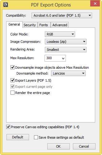 Dialog Box Pdf Step 4: Saving Your File as a PDF
